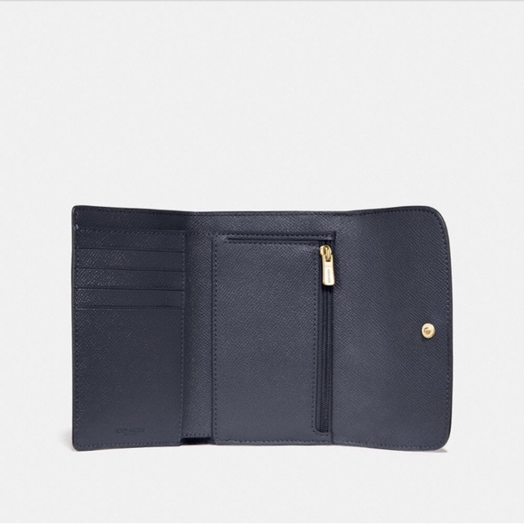 NWT COACH PEBBLE MEDIUM ENVELOPE WALLET - Picture 2 of 2